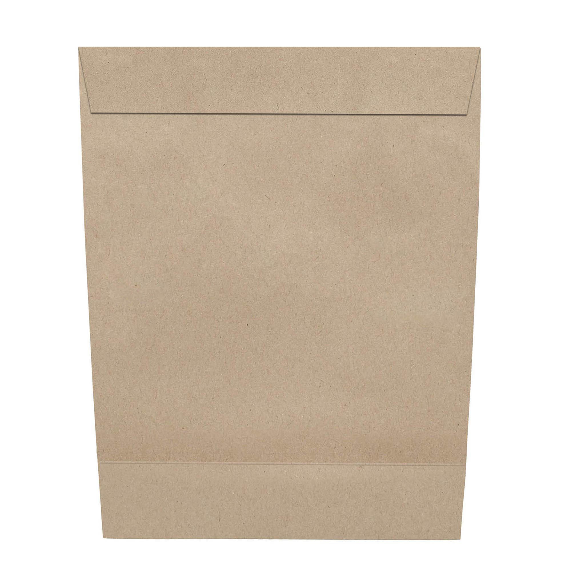 Kraft Hediye Çantası Yapışkan Kapaklı 30x39x10 cm