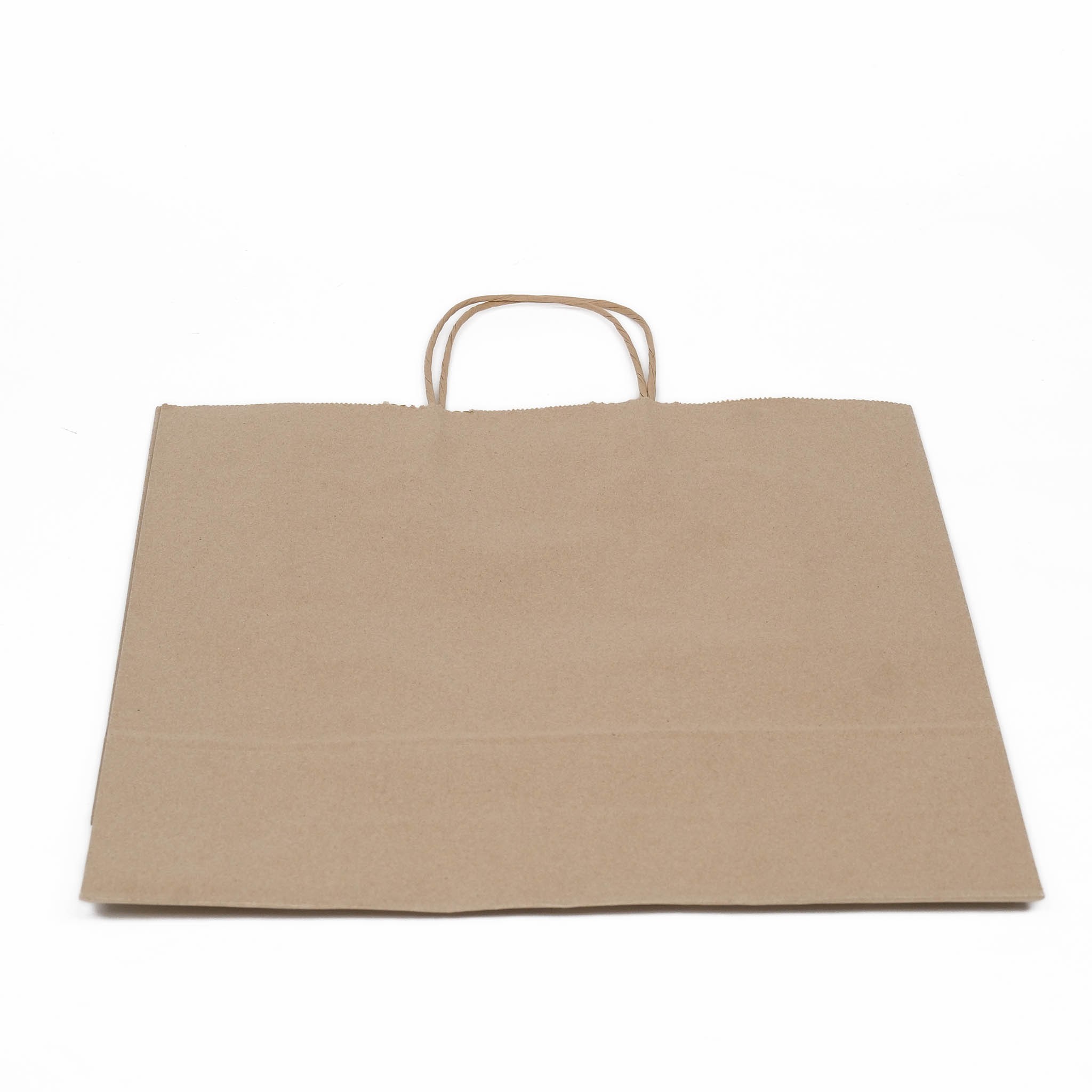 Burgu Saplı Kraft Çanta 32x12x41 cm