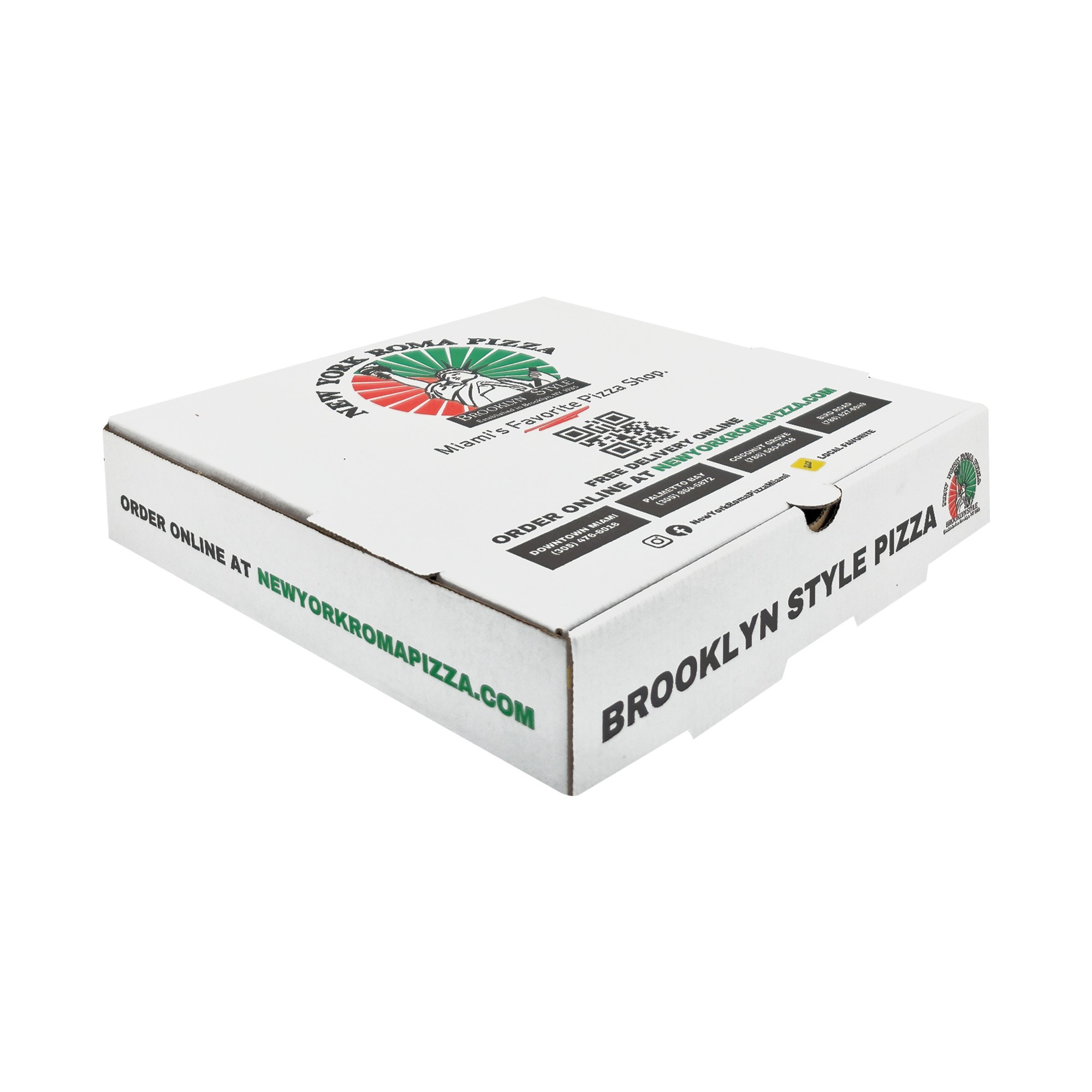 New York B Dalga 31x31x5.2 cm Pizza Kutusu