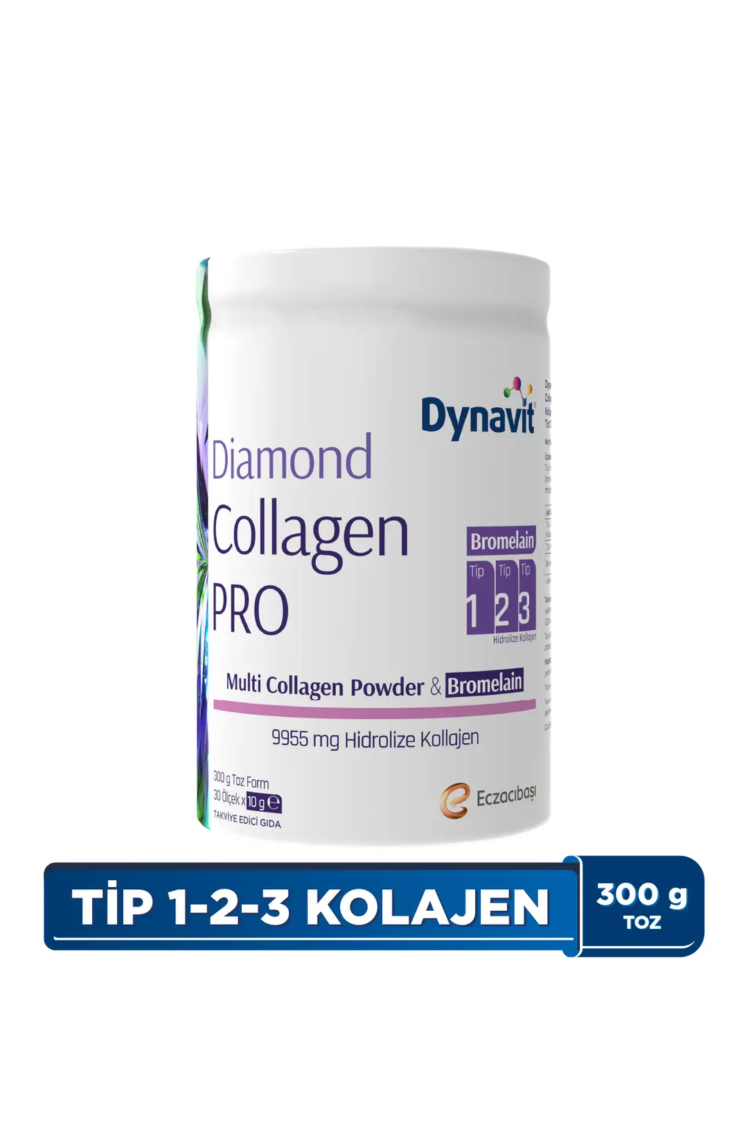 Dynavit® Diamond Collagen PRO Multi Collagen Powder&Bromelain