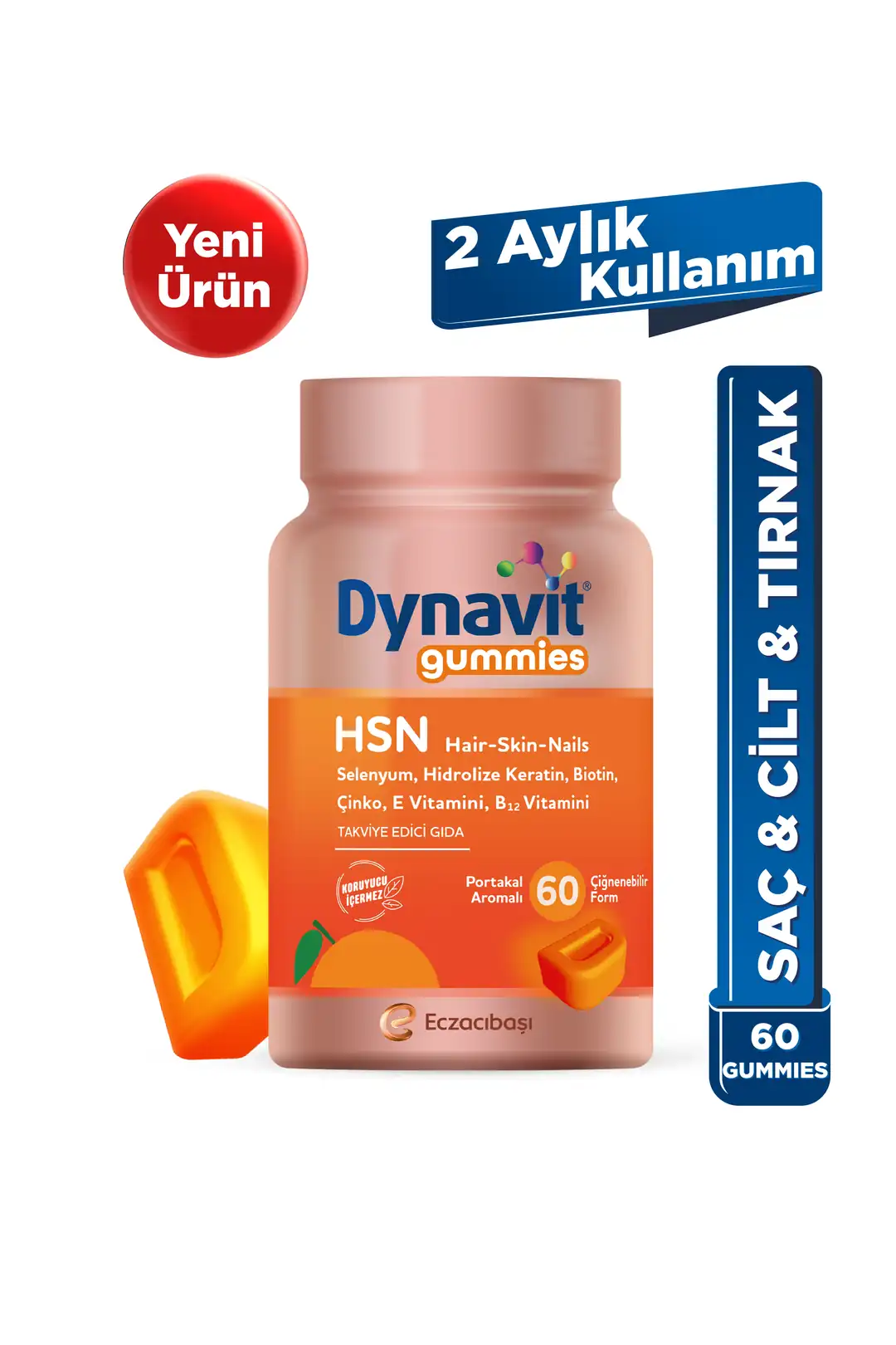 Dynavit® Gummies HSN Hair-Skin-Nails