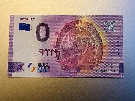 EBM BOZKURT KONULU 0 EURO (AVRUPA MERKEZ BANKASI TARAFINDAN YETKİLİ)