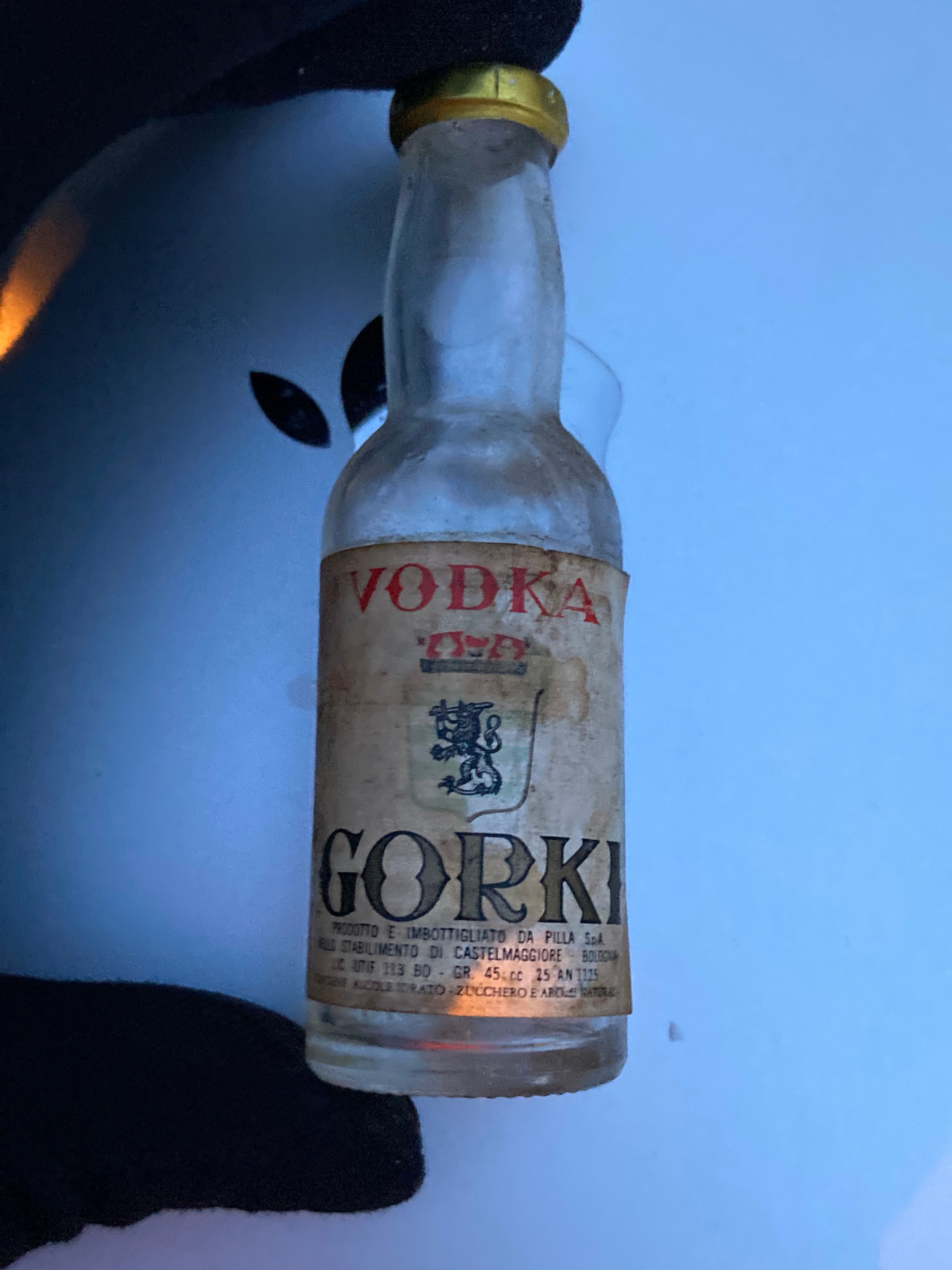İtalyan Vodkası Gorki(1980'lerden)