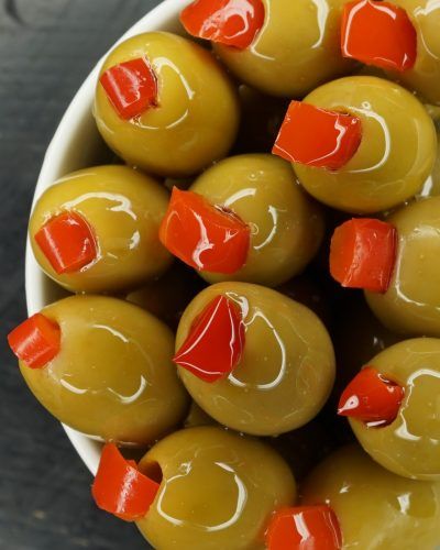 Biberli Yeşil Zeytin 500G