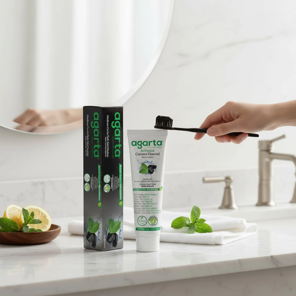 Agarta Doğal Hindistan Cevizi Özlü Aktif Karbon Diş Macunu 100 Ml