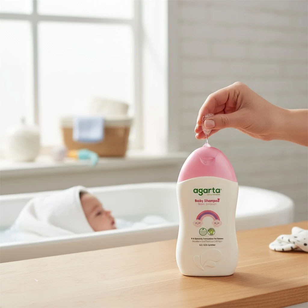 Agarta Doğal Kız Bebek Şampuanı Saç ve Vücut 400 ml