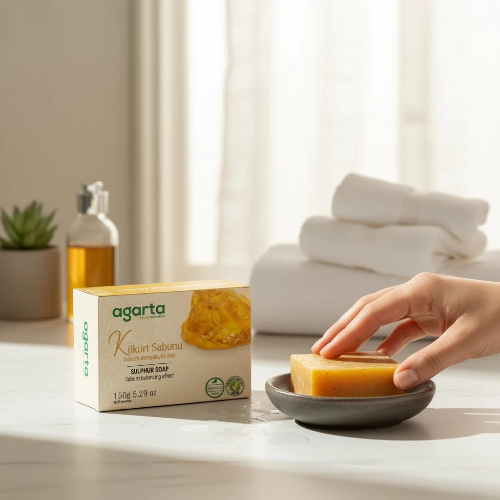 Agarta Doğal El Yapımı Kükürt Sabunu 150 gr