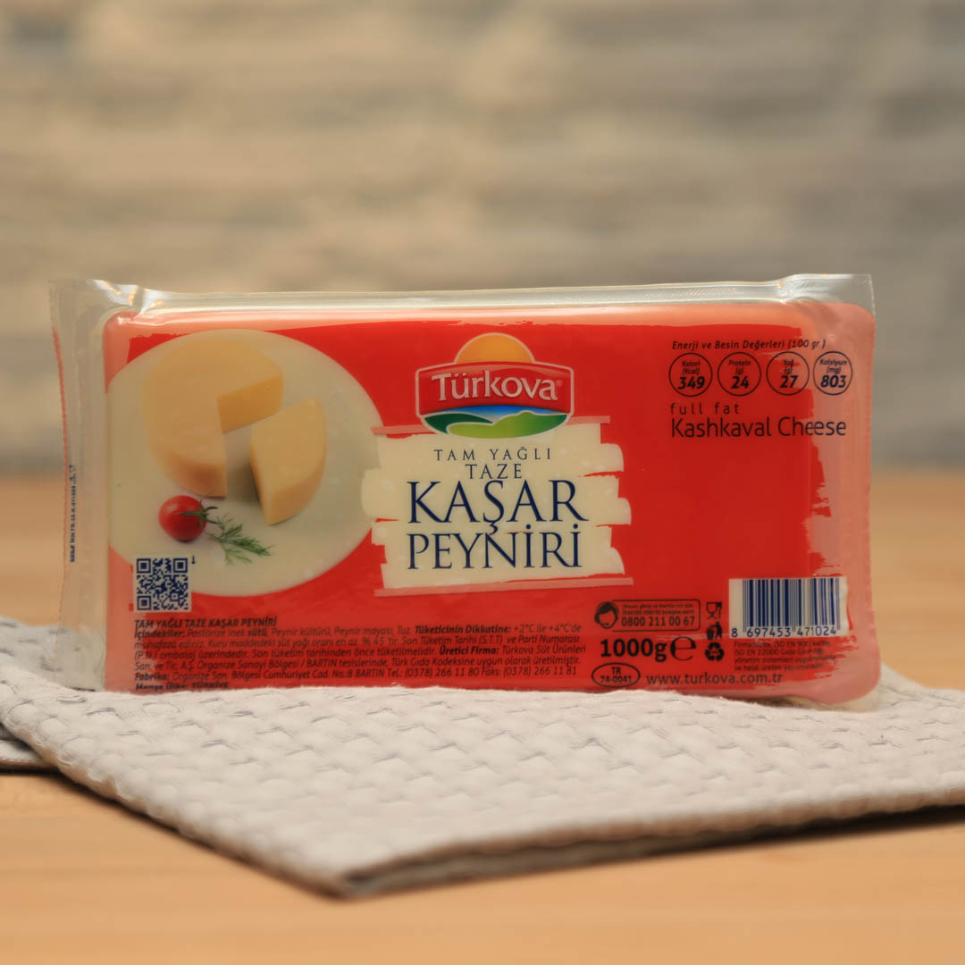 Türkova Taze Kaşar Peyniri 1000G