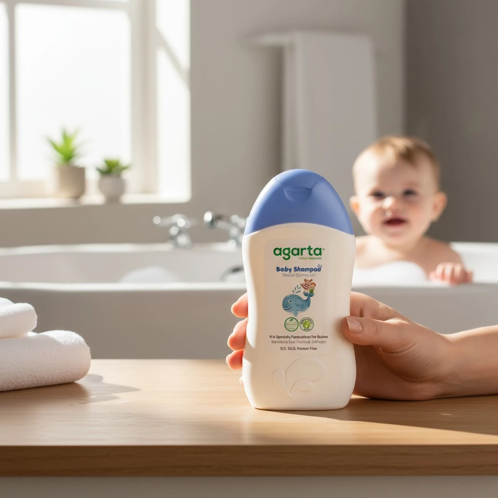 Agarta Doğal Erkek Bebek Şampuanı Saç ve Vücut 400 ML