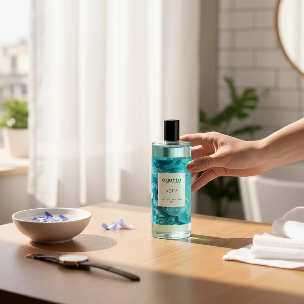 Agarta Aqua Kolonya 80 Derece Cam Şişe 250 ml