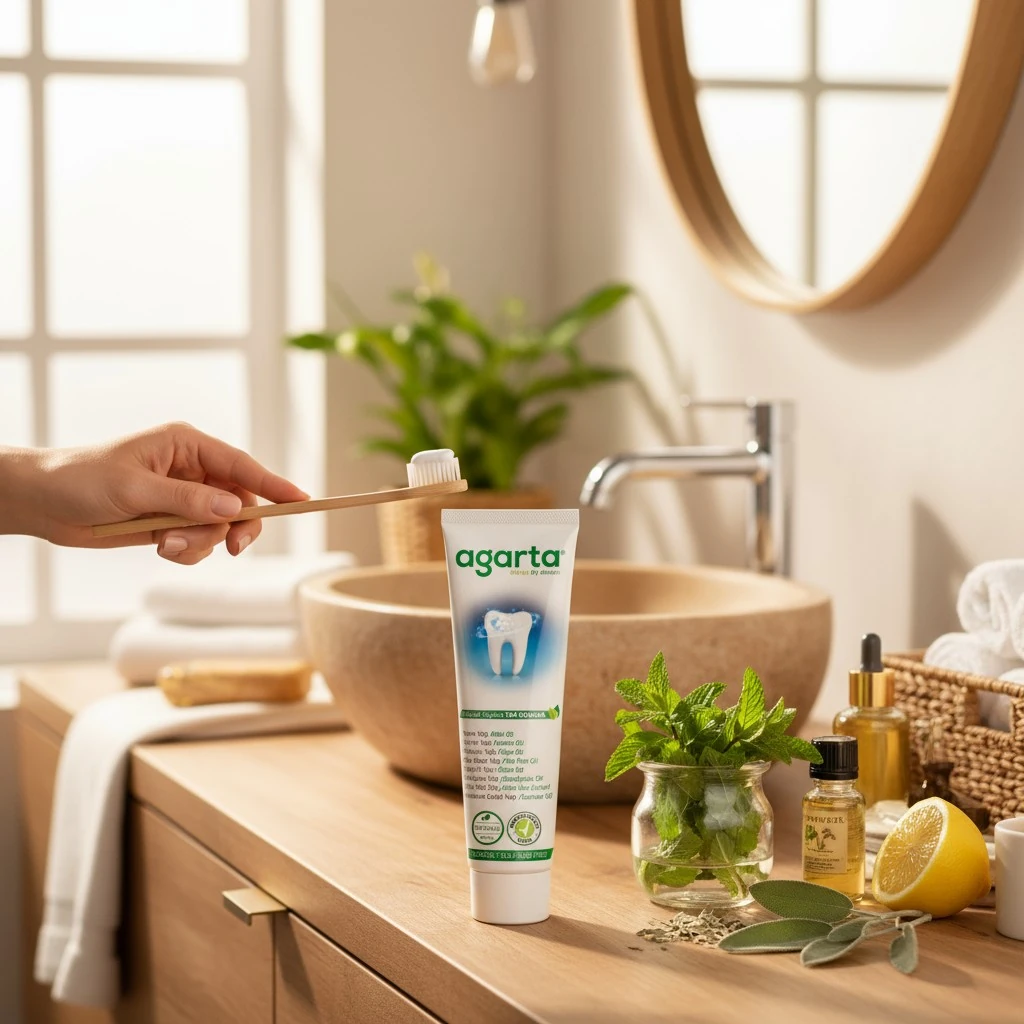 Agarta Doğal Bitki Özlü Florürsüz Diş Macunu 100 Ml