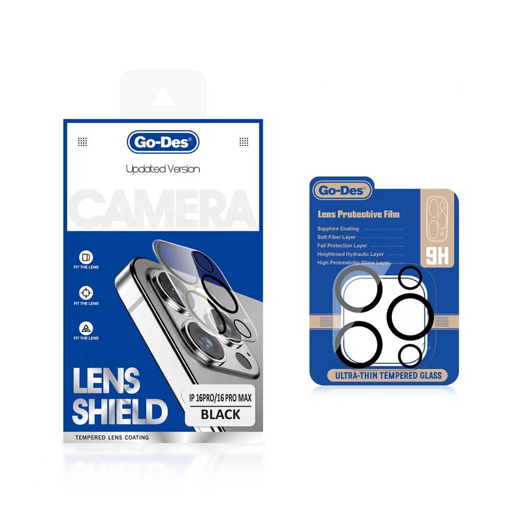 iPhone 16 Pro Max Go Des Lens Shield CL-14 Kamera Lens Koruyucu