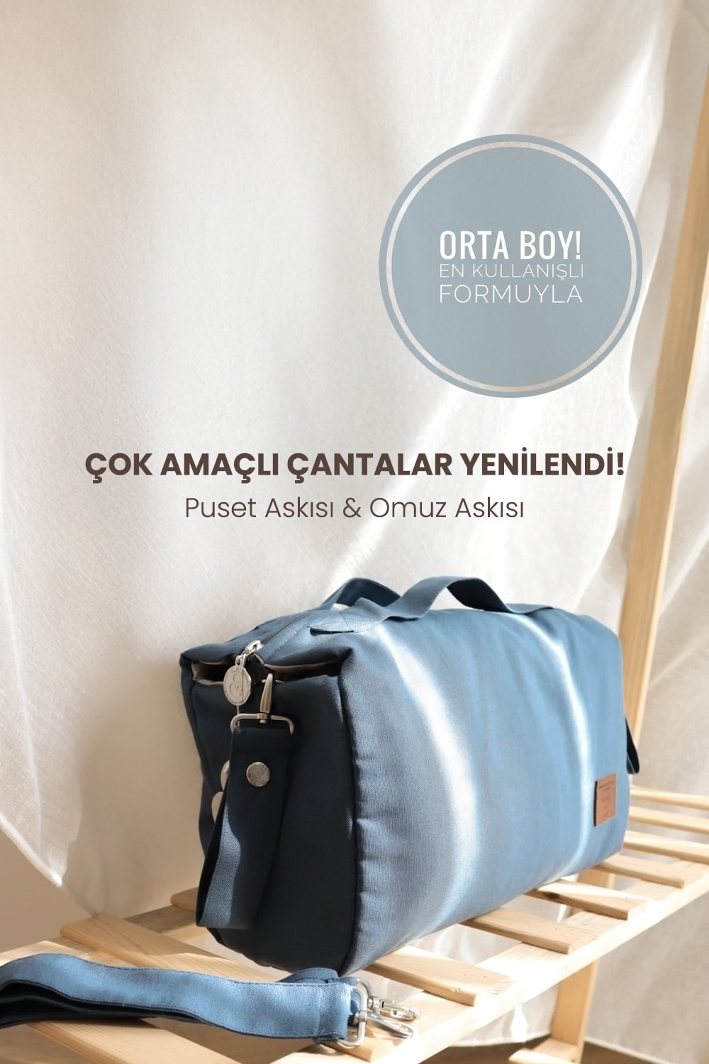 Çok Amaçlı Anne Bebek Bakım Çantası Seyahat Organizeri organizer çanta puset çantası omuz çantası