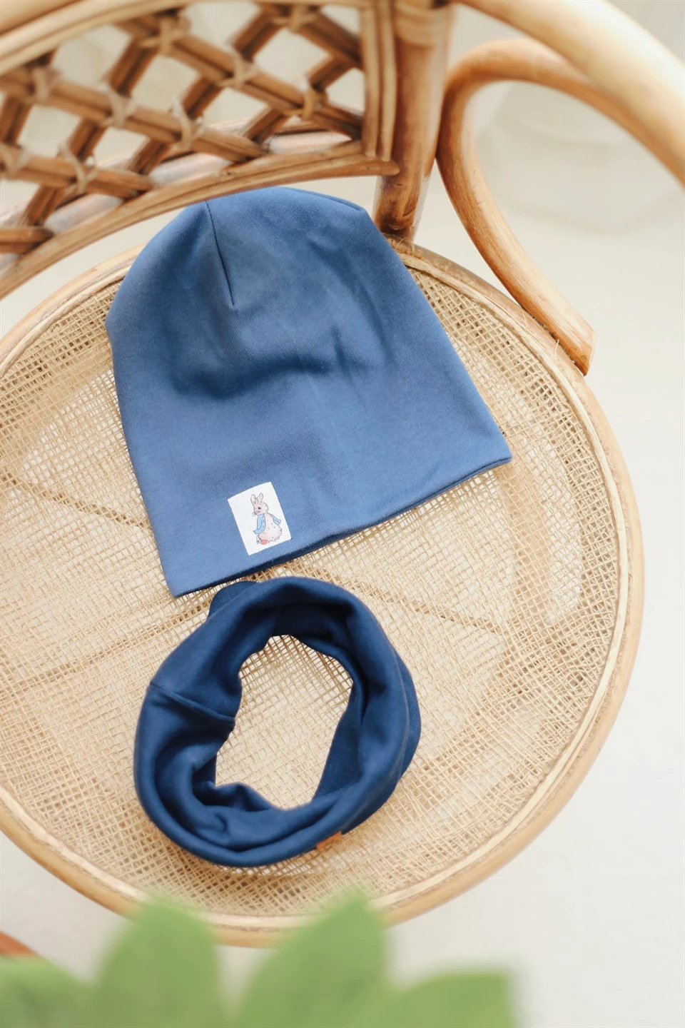 Bebek ve Çocuk Beresi bebek şapkası çocuk şapkası - İndigo Mavisi