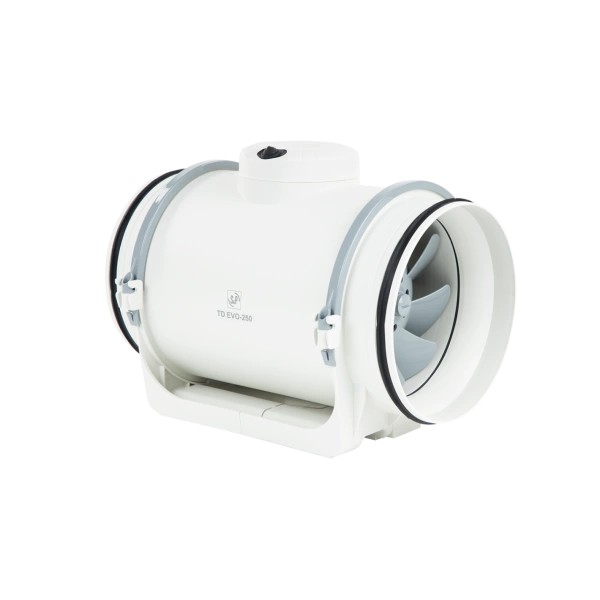 S&P TD EVO-250 Yuvarlak Kanal Tipi Fan | 250 mm, Yüksek Debili ve Sessiz Çalışma