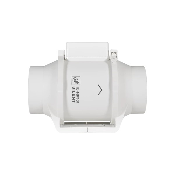 S&P TD-160/100 N SILENT Yuvarlak Kanal Tipi Fan – 100 mm, Sessiz, 2 Hız Kademeli, IP44 Koruma