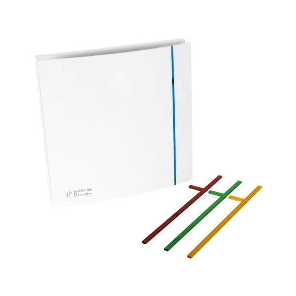 S&P Silent 100 CZ Design 100mm Sessiz Dekoratif Banyo Fanı – Modern Tasarım