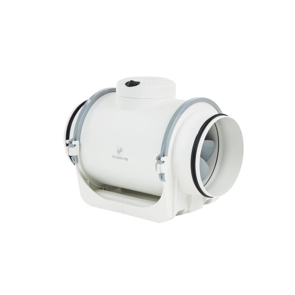 S&P TD EVO-200 Yuvarlak Kanal Tipi Fan | 200 mm, Yüksek Debili ve Sessiz Tasarım
