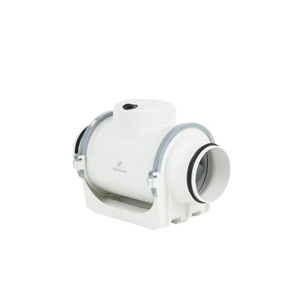S&P TD EVO-125 Yuvarlak Kanal Tipi Fan | 125 mm, Yüksek Hava Debisi ve Sessiz Çalışma