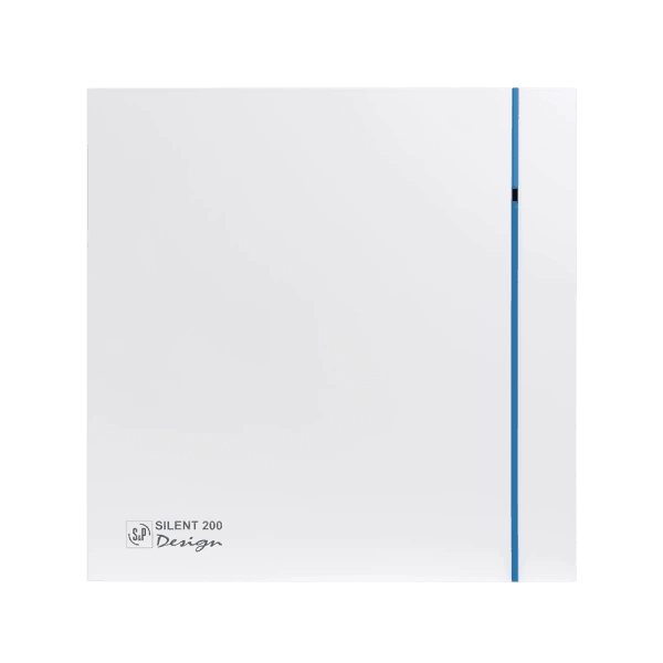 S&P Silent 200 CHZ Design 200mm Sessiz Dekoratif Banyo Fanı – Modern Tasarım