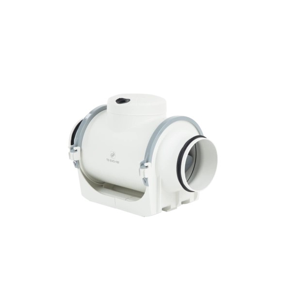 S&P TD EVO-100 Düşük Profilli Yuvarlak Kanal Tipi Fan | 100 mm, Yüksek Performans ve Sessiz Çalışma