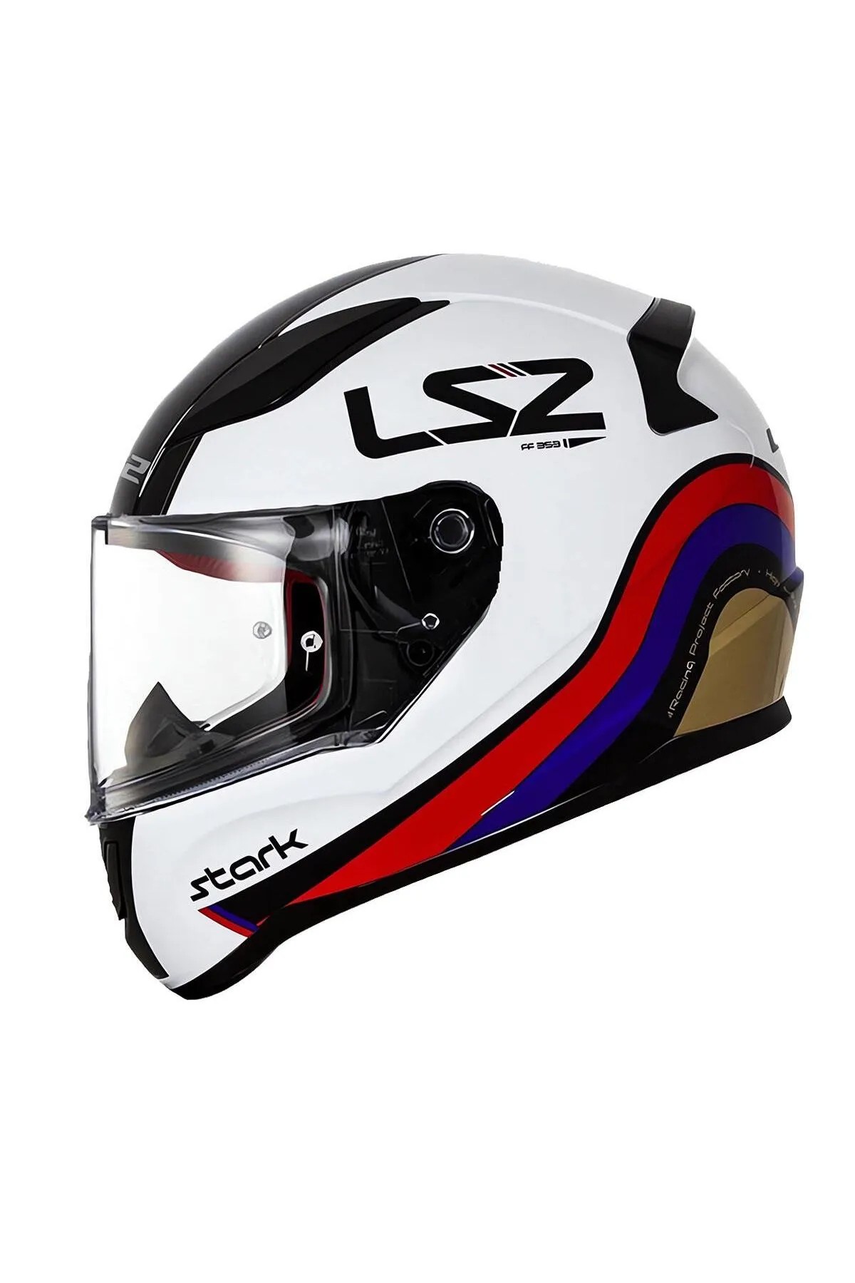 LS2 RAPID STARK BEYAZ-SİYAH-KIRMIZI KASK