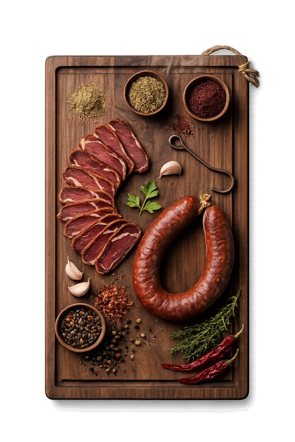 Pastırma Sucuk Sunum Tahtası