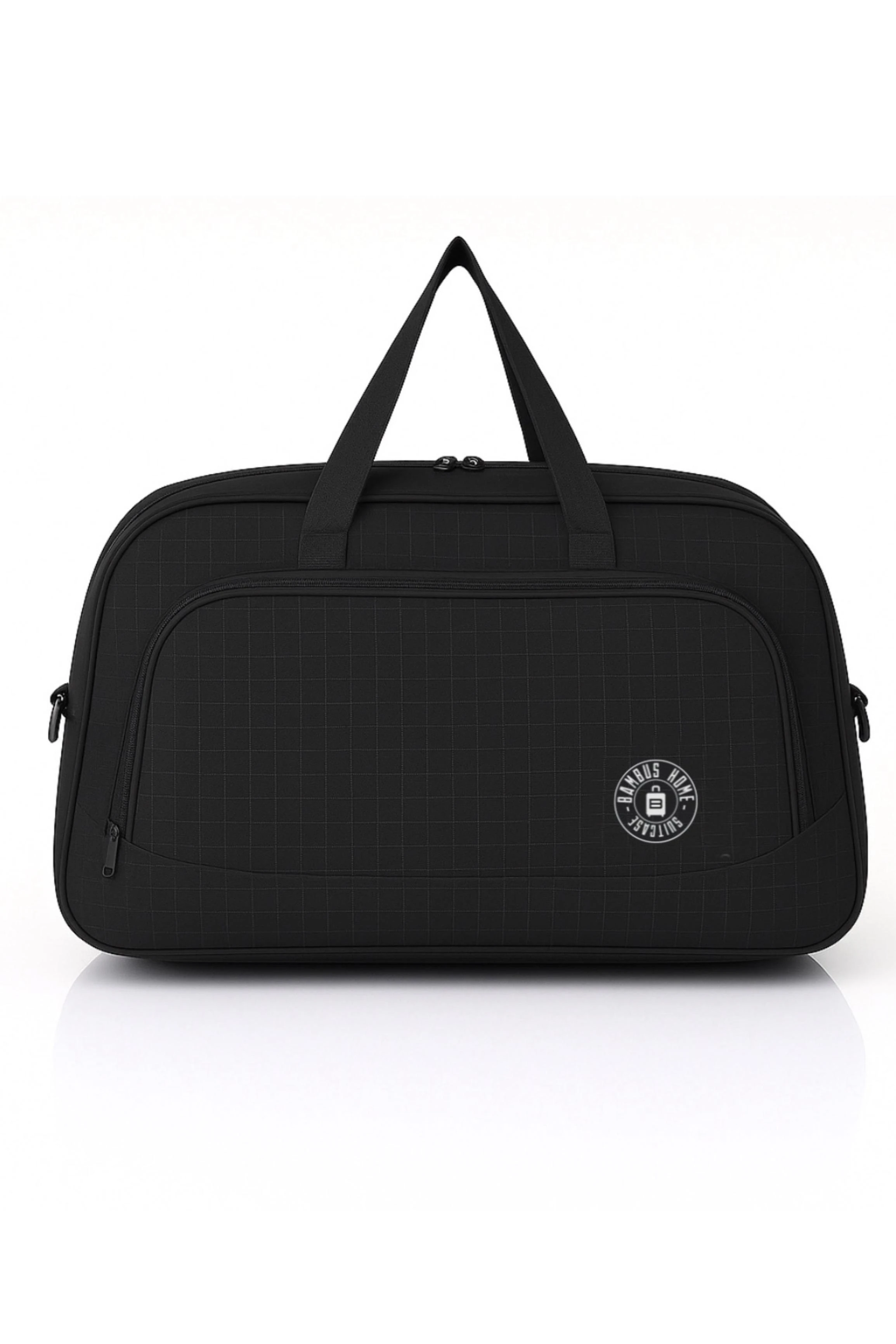 3 Gözlü Havlu Kumaş Valiz Seyahat Tatil Spor Hastane Çok Gözlü El Ve Omuz Çantası - Siyah