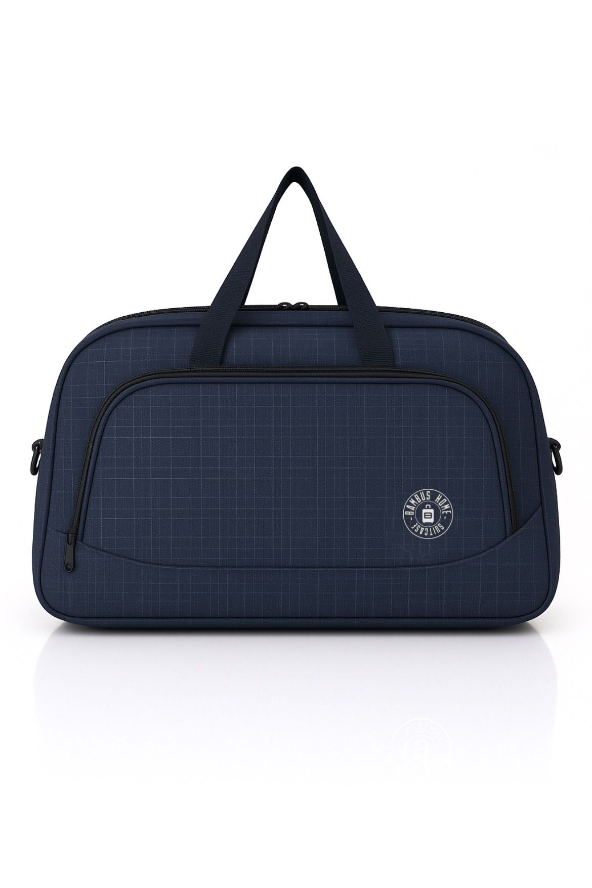 3 Gözlü Havlu Kumaş Valiz Seyahat Tatil Spor Hastane Çok Gözlü El Ve Omuz Çantası - Lacivert