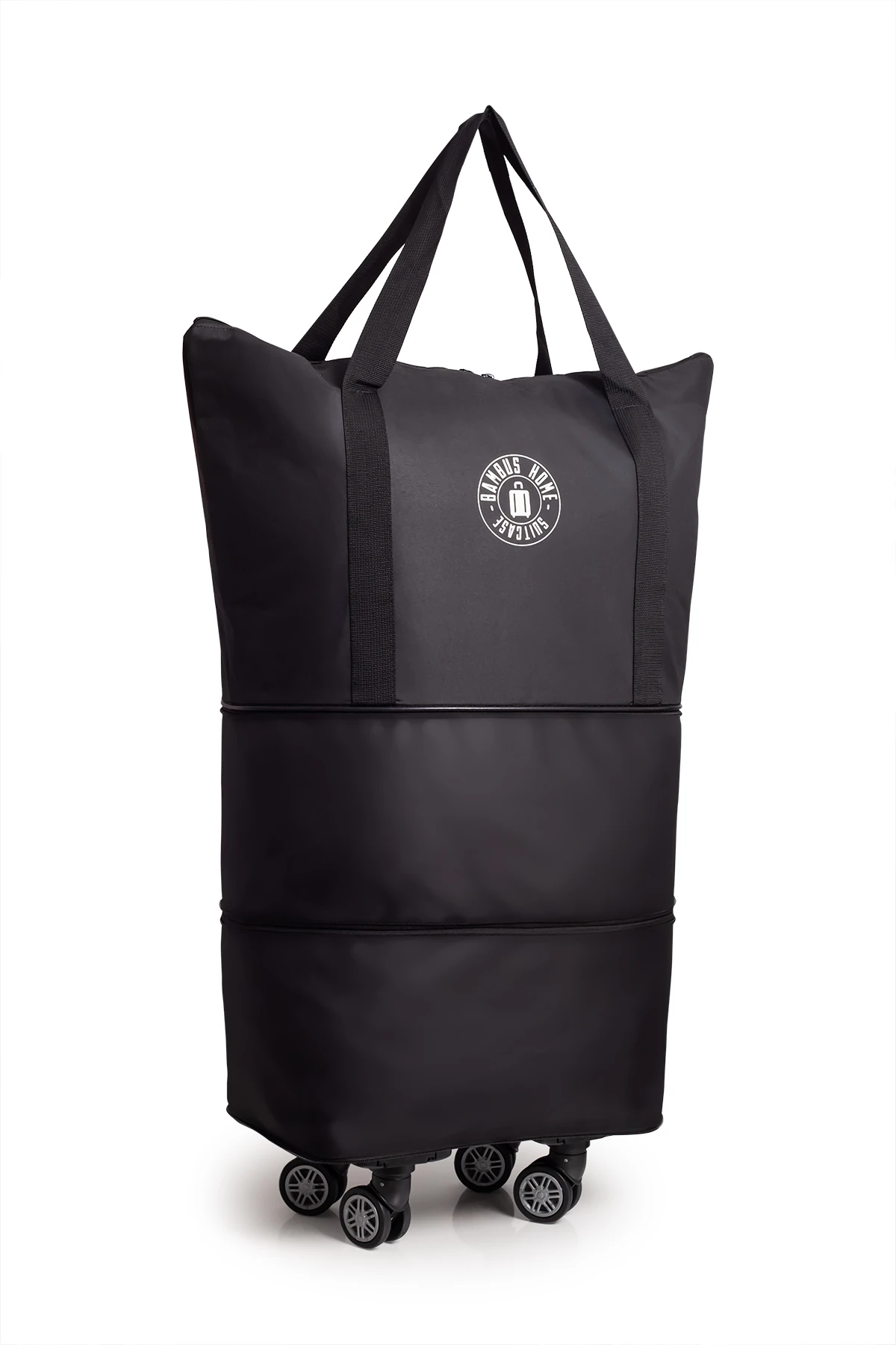 İki Körüklü Demonte Sessiz Tekerlekli Valiz-Çanta-Bavul