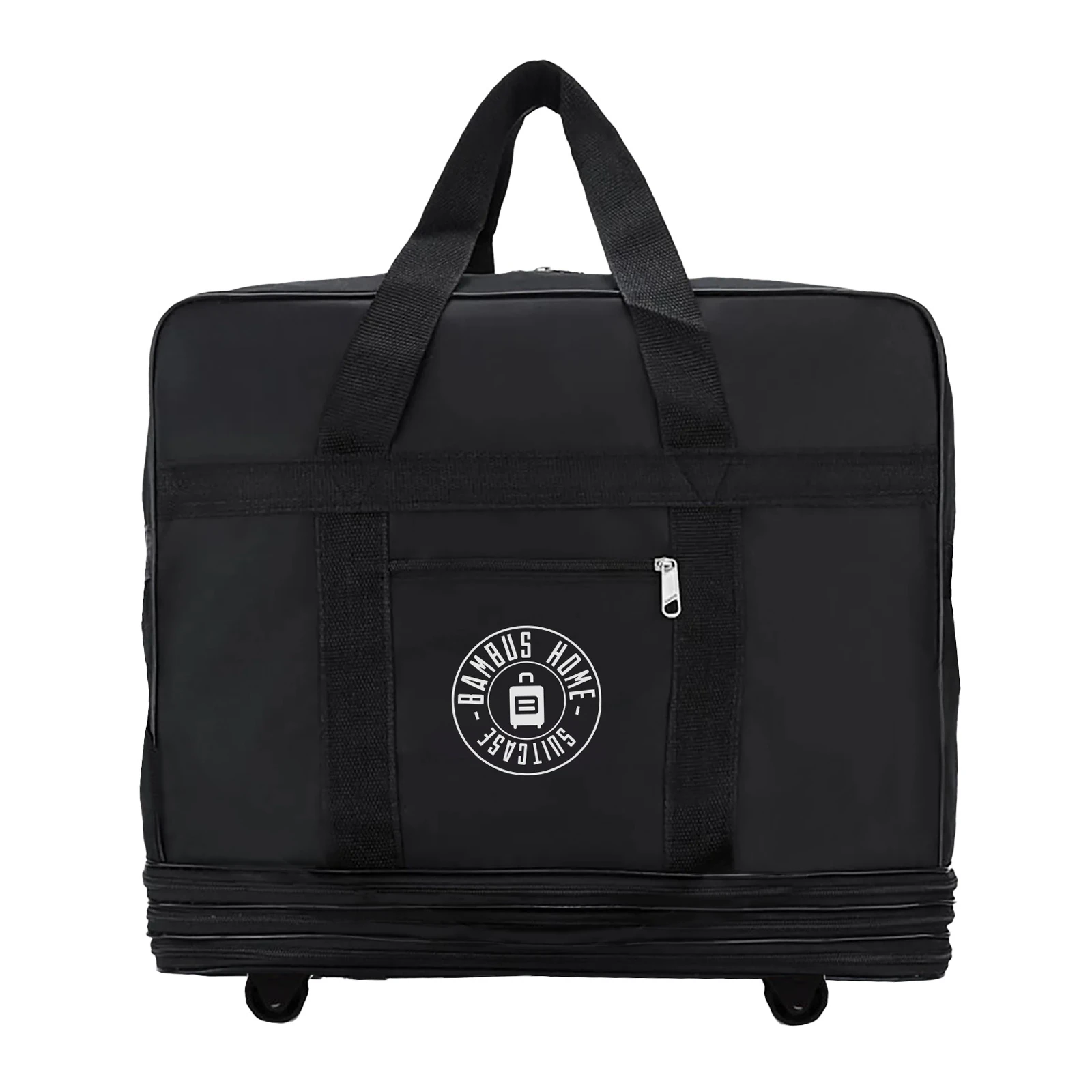 Genişleyebilir Körüklü Fermuarlı Tekerlekli El Valizi 3 Körüklü - 10 Tekerlekli