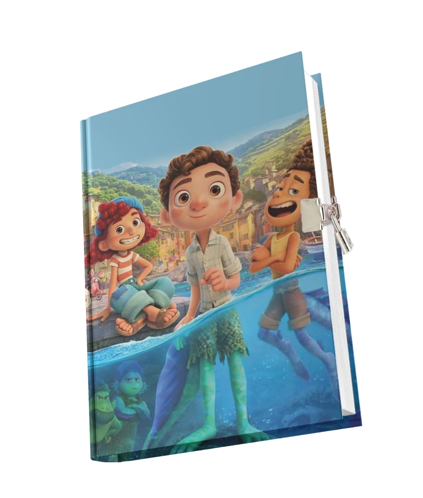 Kilitli Hatıra Günlük Anı Defteri Çizgi Karakterler Yıldız Kids Seri - Luca