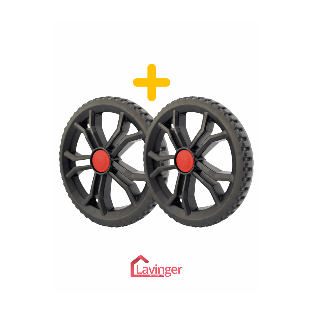 Pazar Arabası Yedek Tekeri Takmatik Büyük 17 cm. (2’li)