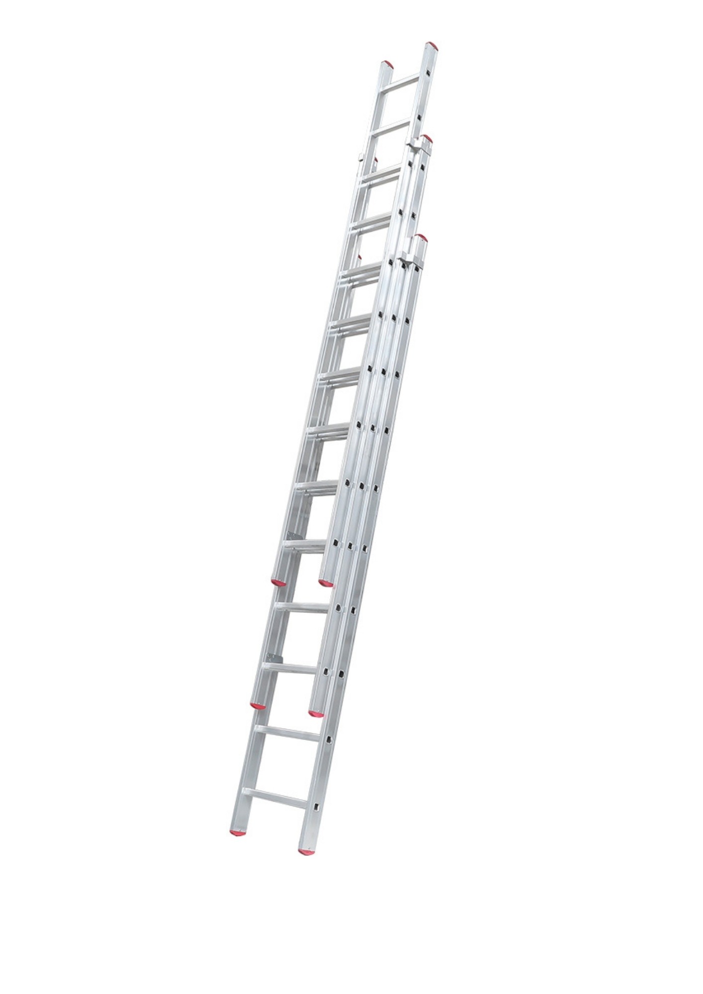 Üç Parçalı 10 Basamaklı Sürgülü 3x3=9 Metre Alüminyum Merdiven