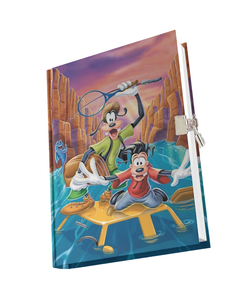 Kilitli Hatıra Günlük Anı Defteri Çizgi Karakterler Yıldız Kids Seri - Goofy
