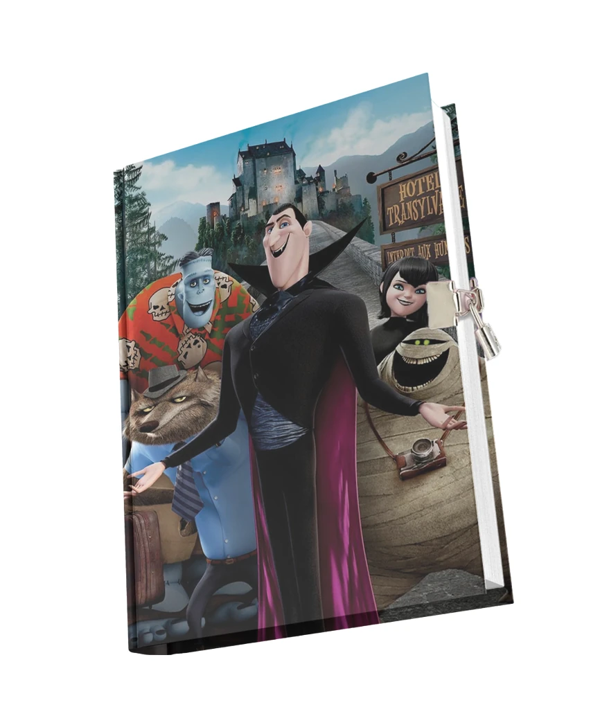 Kilitli Hatıra Günlük Anı Defteri Çizgi Karakterler Yıldız Kids Seri - Hotel Transylavina