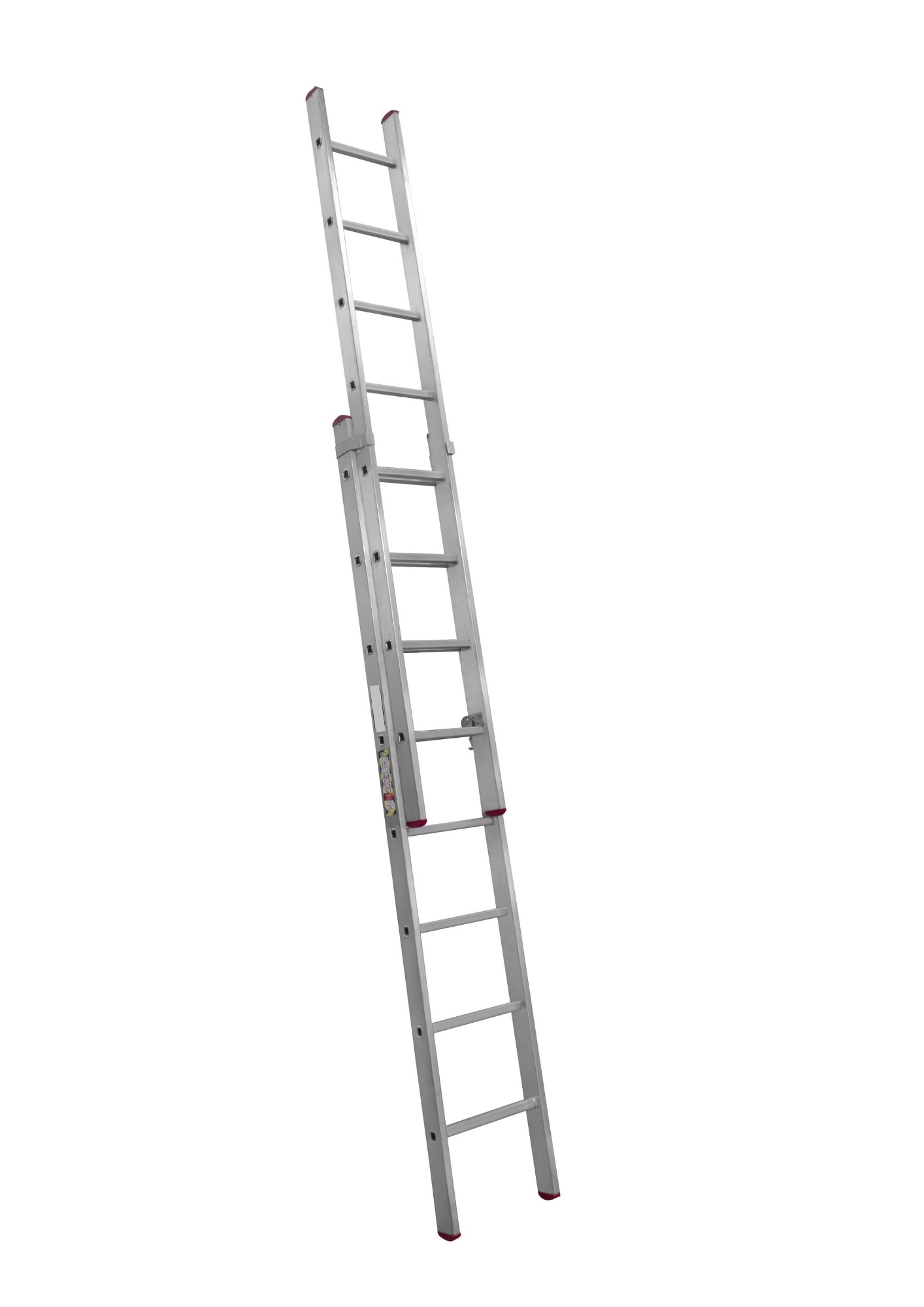 İki Parçalı 8 Basamaklı Sürgülü 2x2.5=5 Metre Alüminyum Merdiven