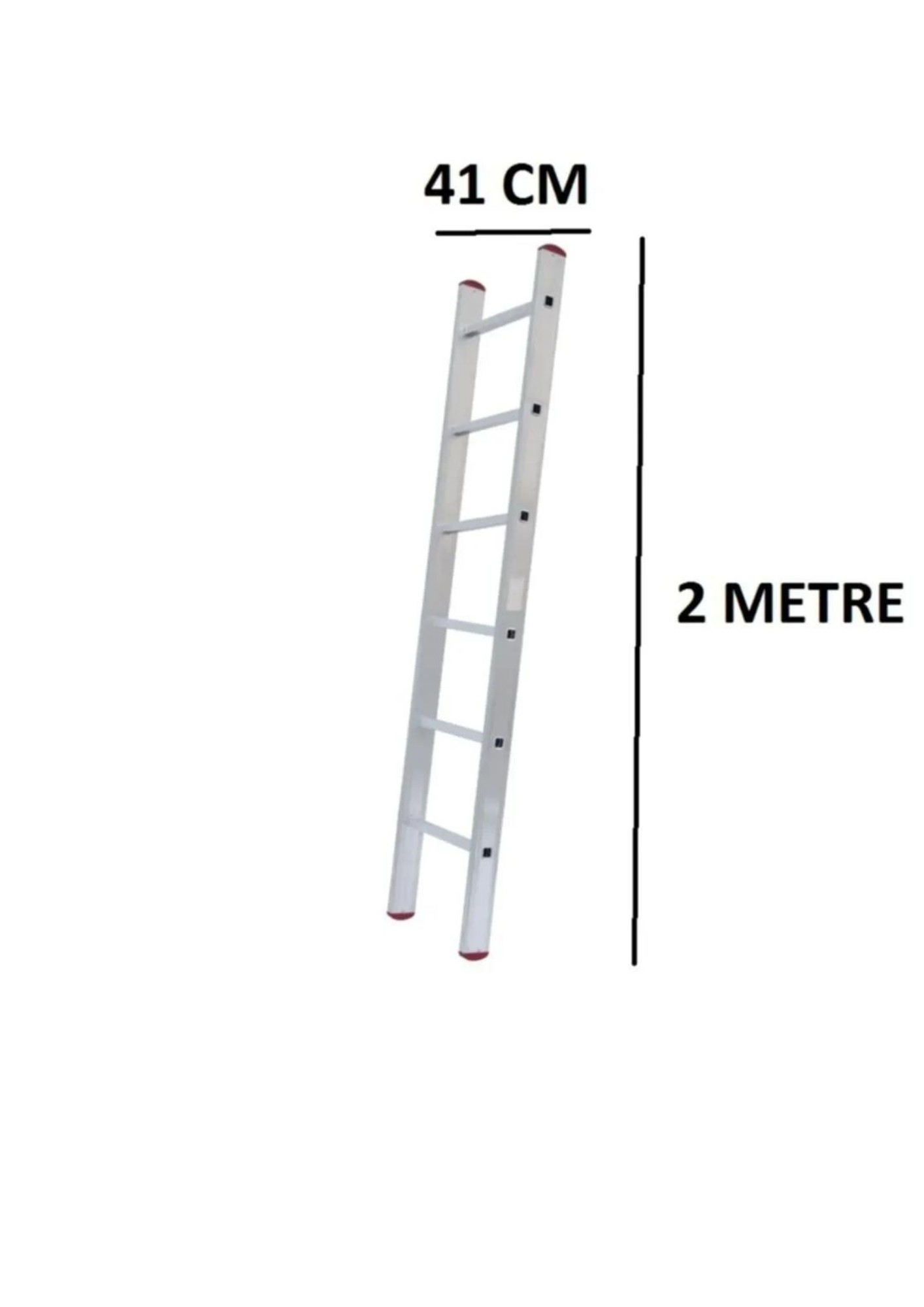 Tek Parça 6 Basamaklı 2 Metre Alüminyum Ptt Merdiven