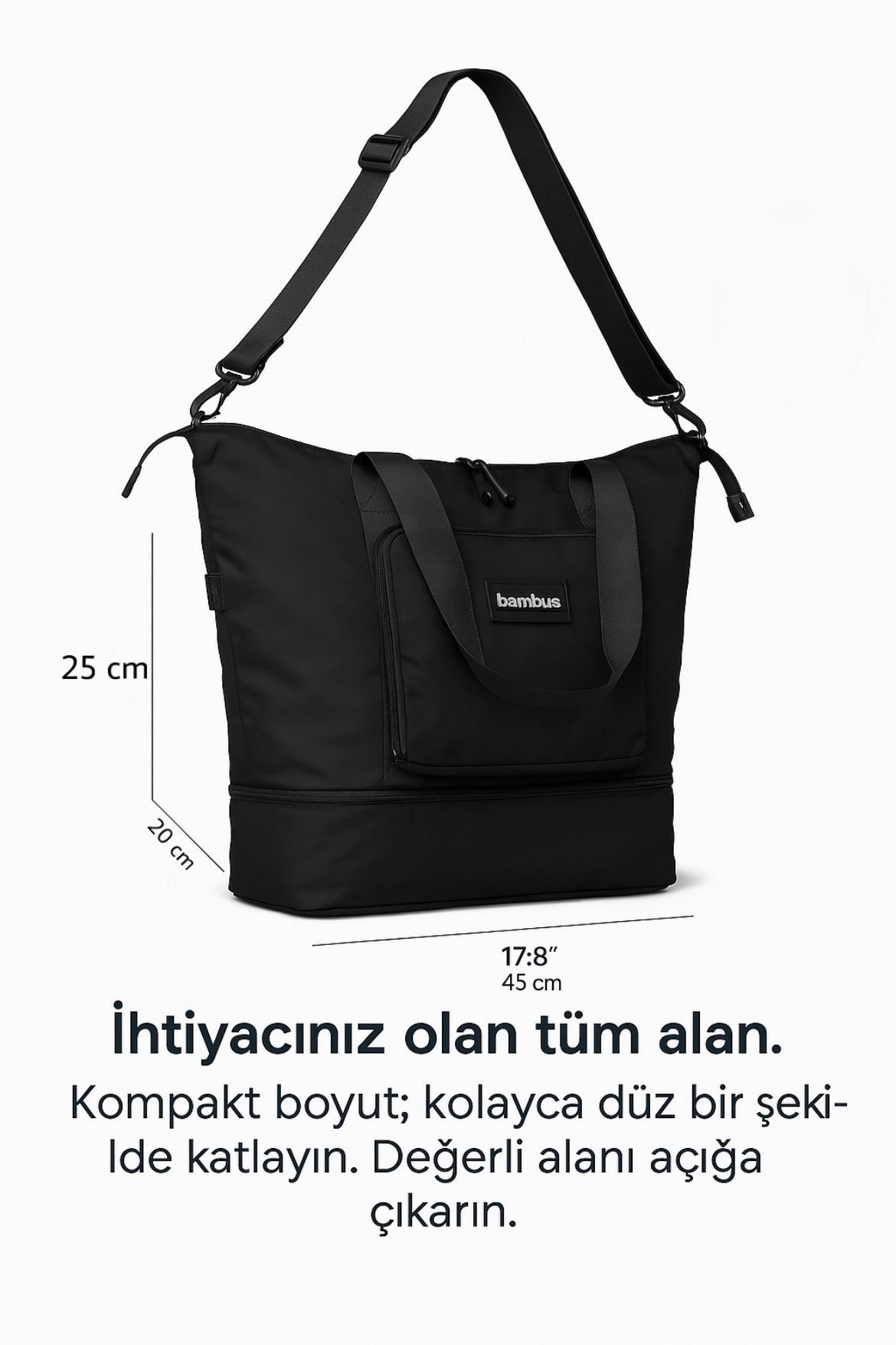 Cüzdan Çanta Genişleyebilen Ve Küçülebilen Körüklü Günlük-Seyahat-Gezi-Omuz Çantası