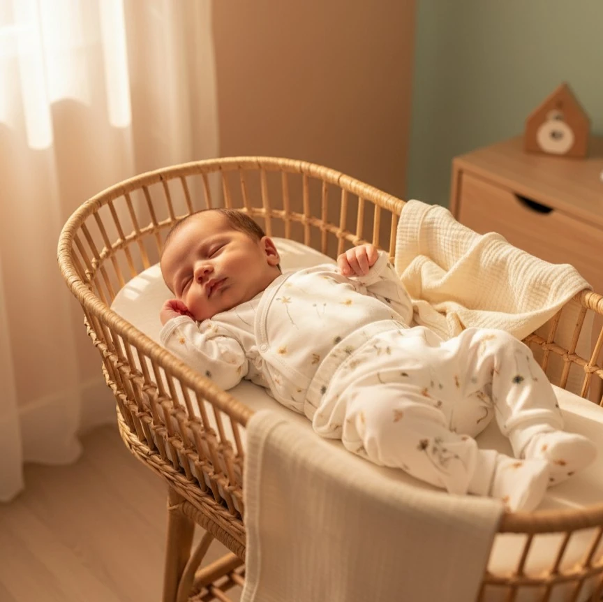 Çiçek Desenli 3'lü Hastane Çıkış Seti | Yenidoğan & Bebek Giyim