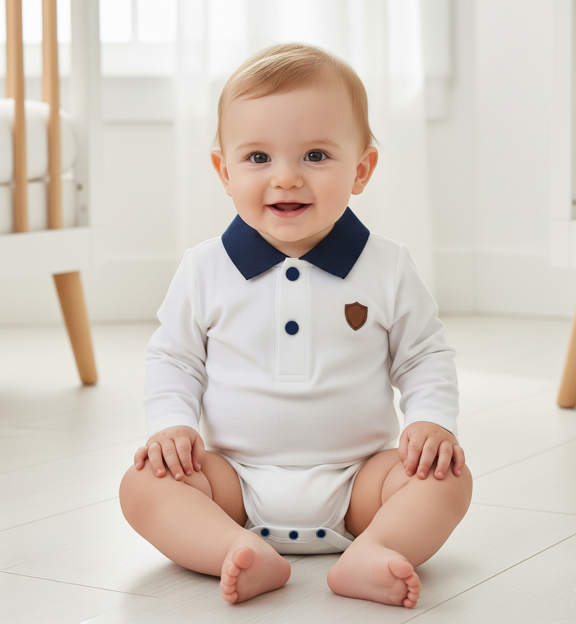 Polo Yaka Bebek Body