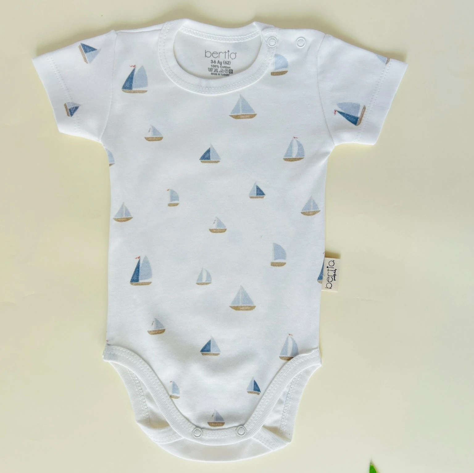 Kısa Kollu Bebek Body | Bebek Giyim