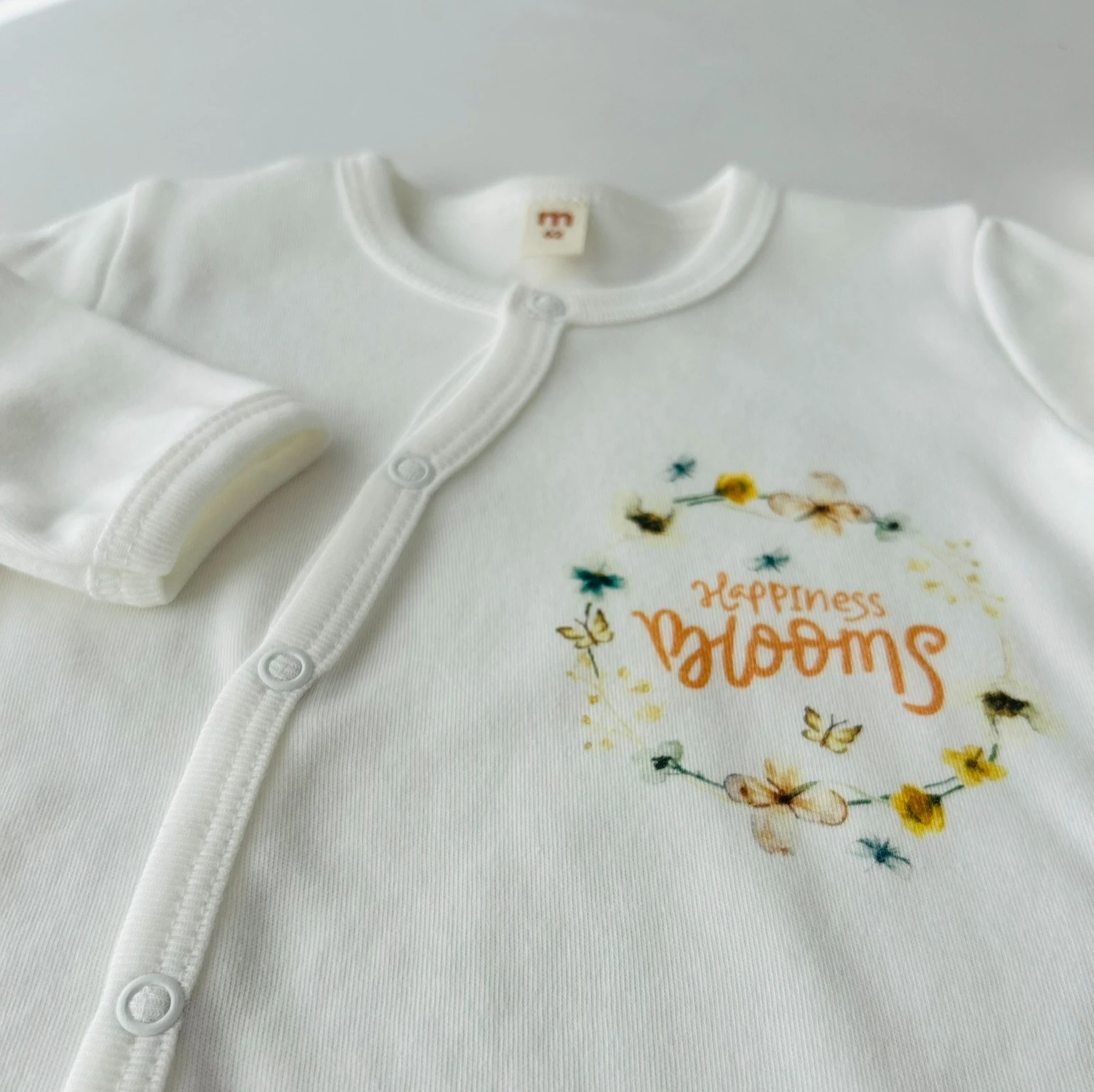 Kelebek & Çiçek Desenli 2'li Tulum Set | Kız Bebek Tulum | Yenidoğan & Bebek Giyim