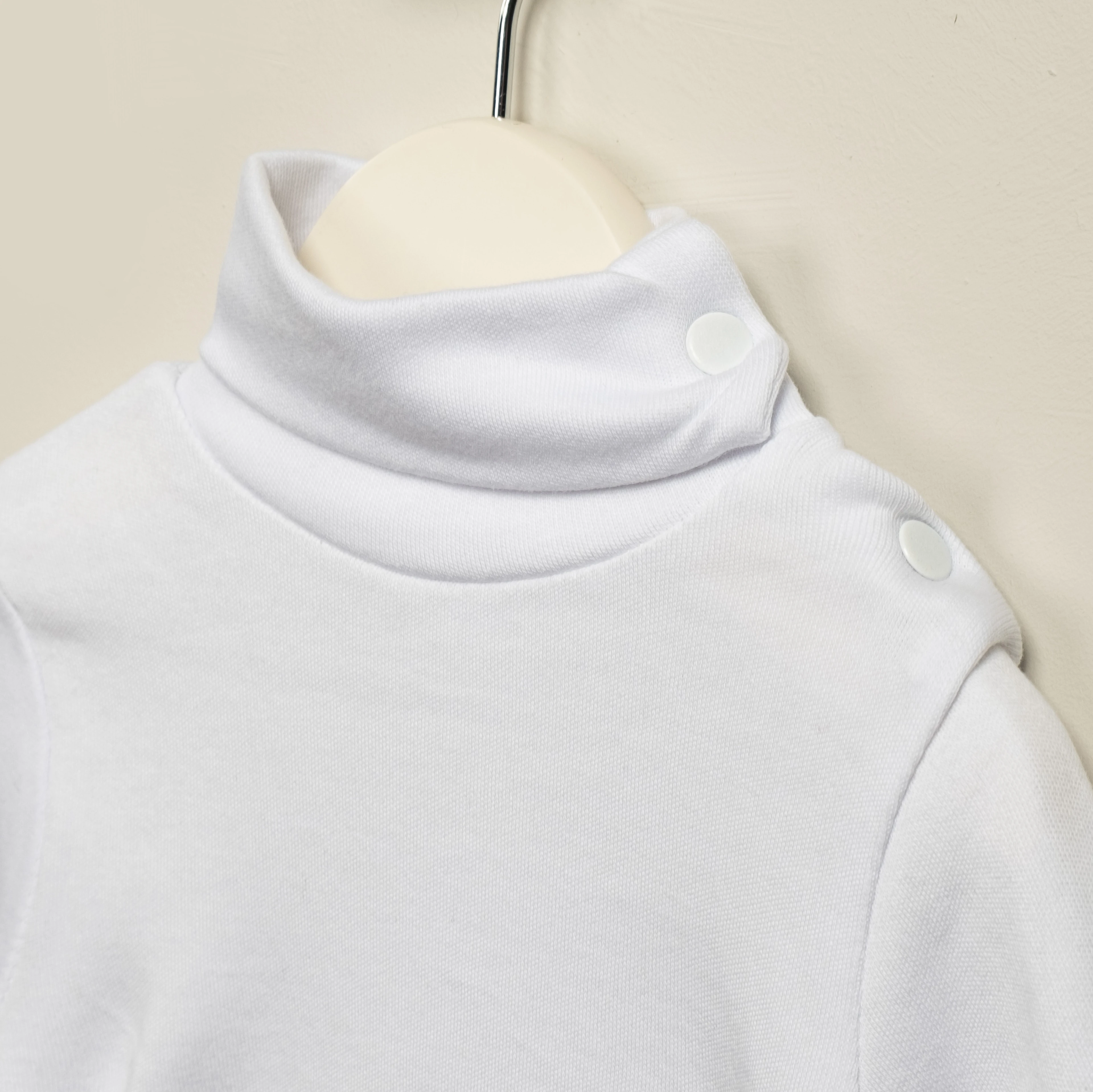 Boğazlı Uzun Kollu Unisex Bebek Body | Yenidoğan & Bebek Giyim