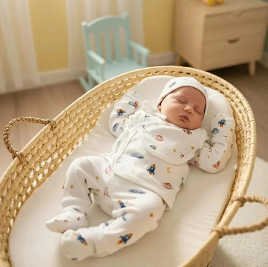 Uzay Temalı 5'li Set | Erkek Bebek Alt Üst Takım |  Yenidoğan & Bebek Giyim