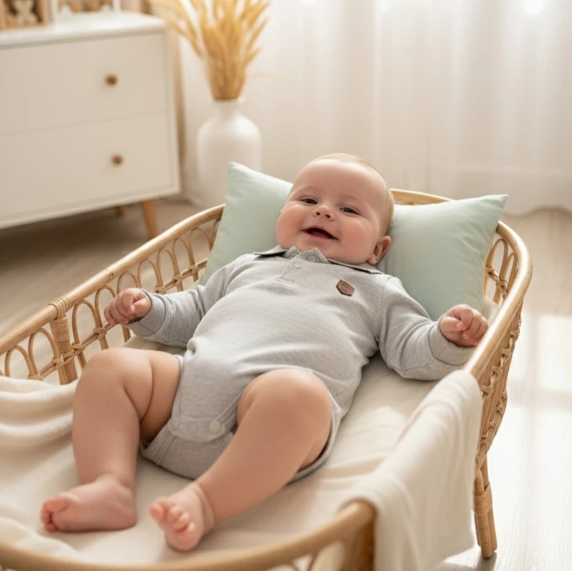 Polo Yaka Uzun Kollu Erkek Bebek Body | Yenidoğan & Bebek Giyim