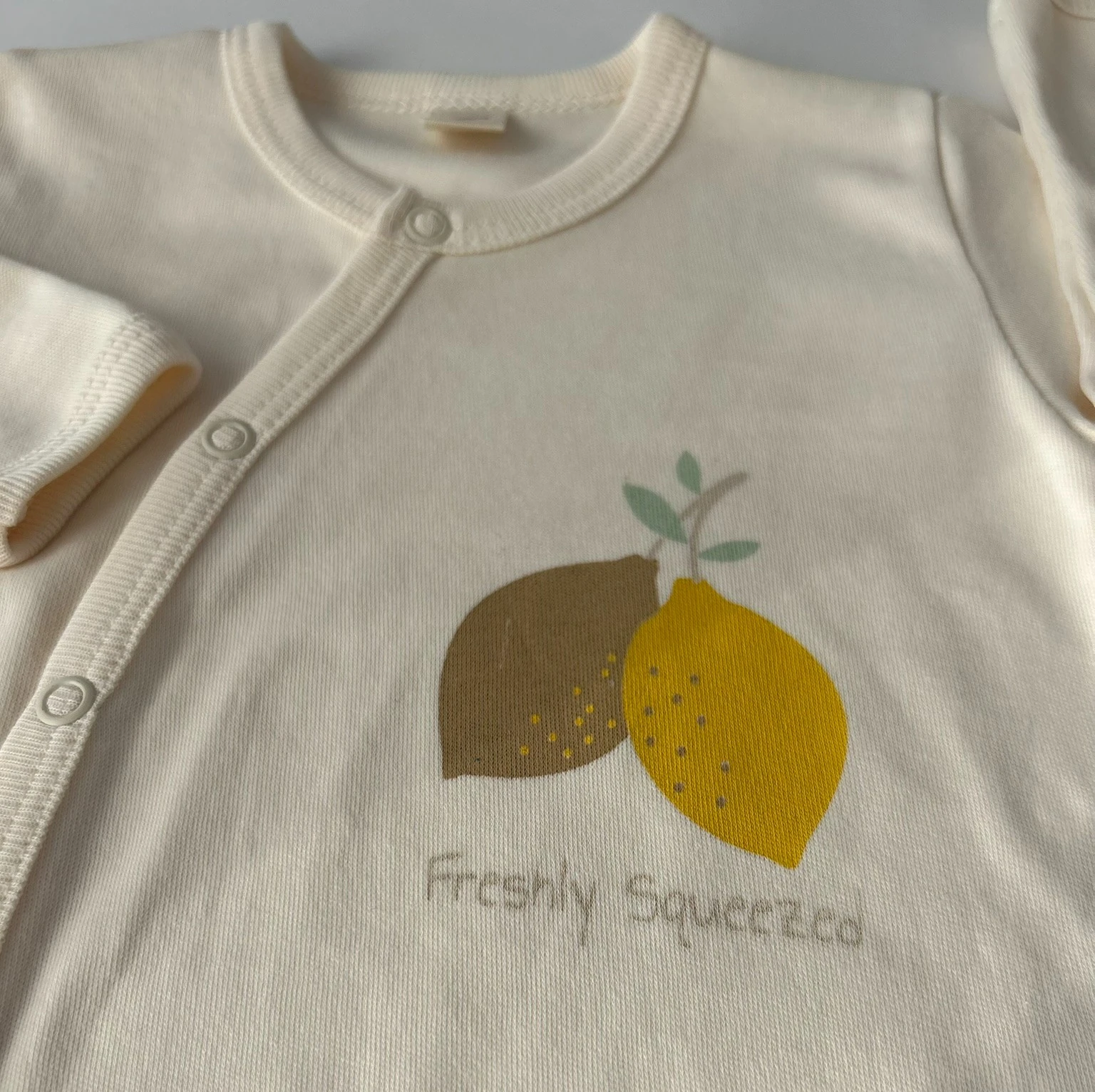 Limon Desenli 2'li Tulum Set | Kız Bebek Tulum | Yenidoğan & Bebek Giyim