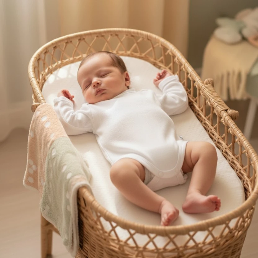 Boğazlı Uzun Kollu Unisex Bebek Body | Yenidoğan & Bebek Giyim