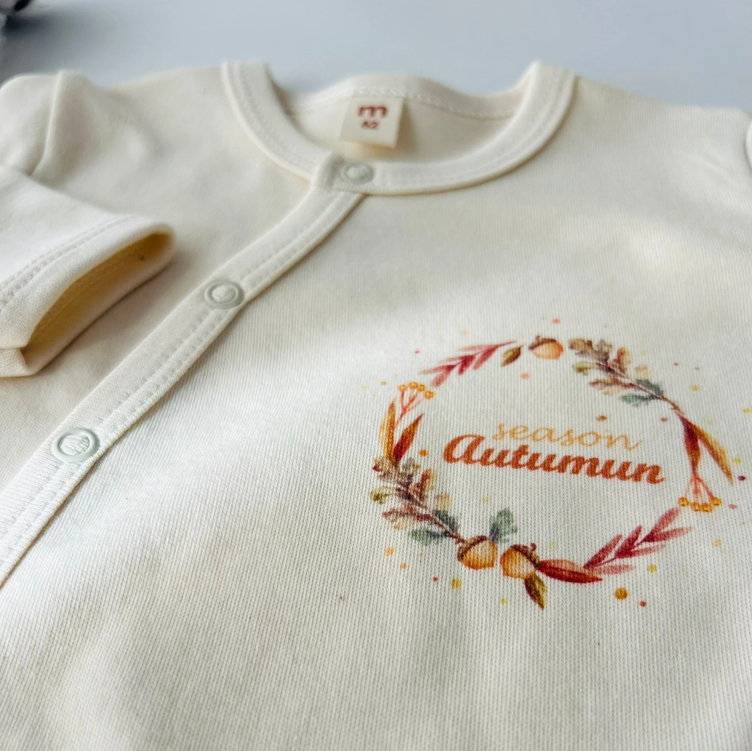 Sonbahar Desenli 2'li Tulum Set | Yenidoğan & Bebek Giyim