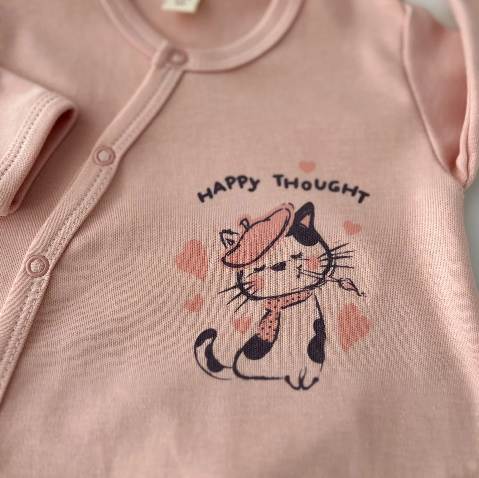 Kedi Desenli 2'li Tulum Set | Kız Bebek Tulum | Yenidoğan & Bebek Giyim